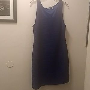 Blue bodycon dress